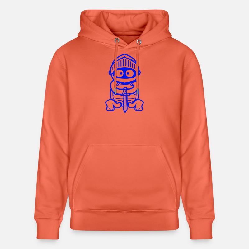 Turtle Knight Épée Fighter Armure Casque - Sweat à capuche bio CRUISER Stanley/Stella Unisexe - rouge clair