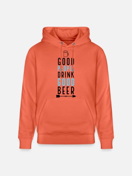 Bière - Sweat à capuche bio CRUISER Stanley/Stella Unisexe - rouge clair