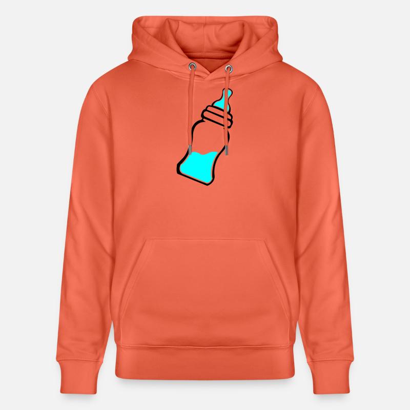 Biberon - Sweat à capuche bio CRUISER Stanley/Stella Unisexe - rouge clair