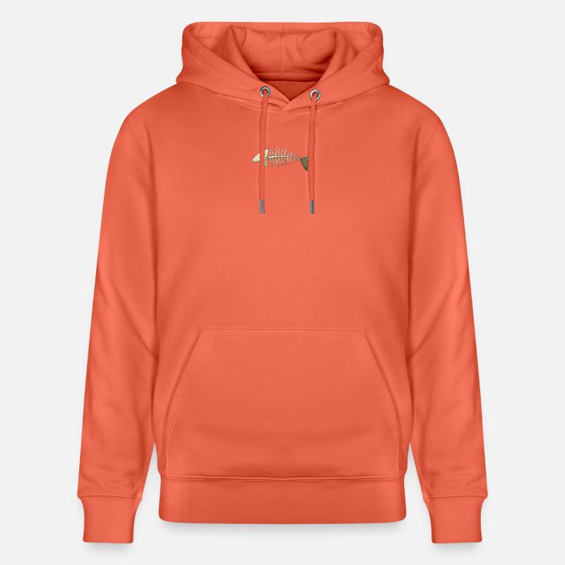 arête de poisson - Sweat à capuche bio CRUISER Stanley/Stella Unisexe - rouge clair
