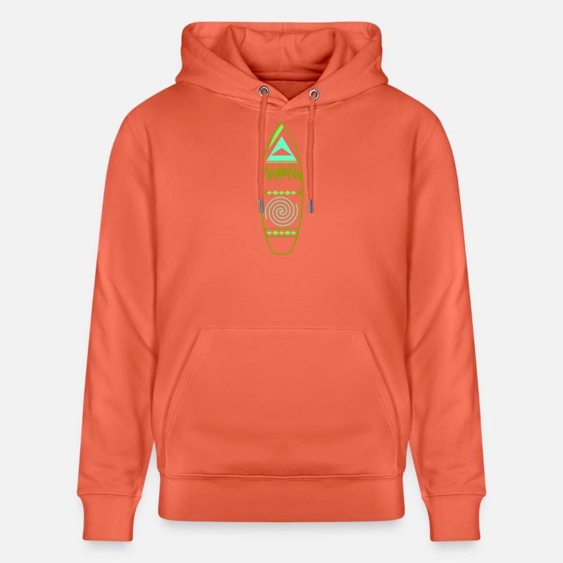 surfboard_design - Sweat à capuche bio CRUISER Stanley/Stella Unisexe - rouge clair