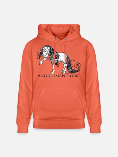 Süßer Andalusier - Stanley/Stella Unisex Bio-Hoodie CRUISER  - Hellrot