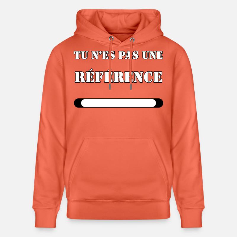 TU N’ES PAS UNE RÉFÉRENCE. - Sweat à capuche bio CRUISER Stanley/Stella Unisexe - rouge clair