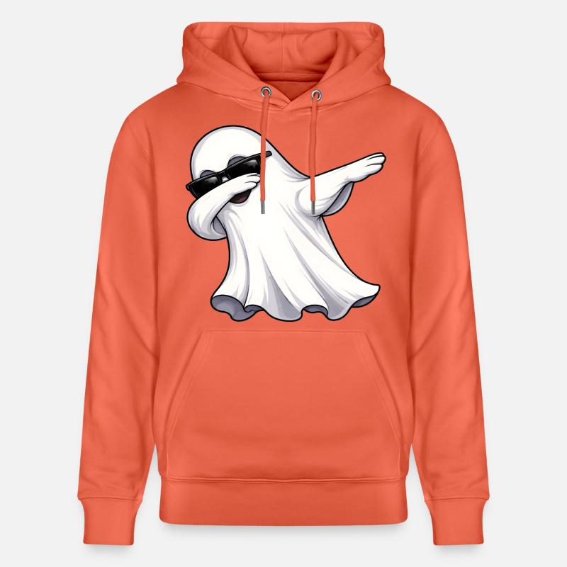 Dab Ghost - Sweat à capuche bio CRUISER Stanley/Stella Unisexe - rouge clair