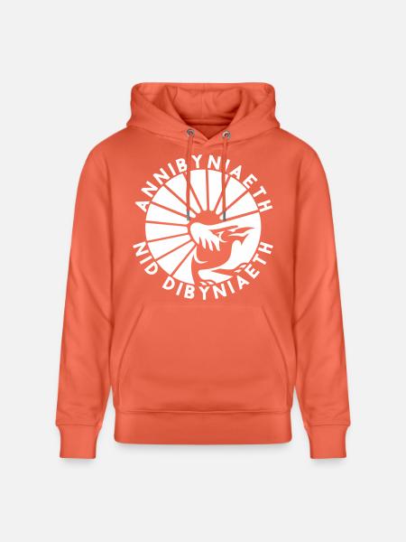 Annibyniaeth Nid Dibyniaeth - Stanley/Stella Unisex Bio-Hoodie CRUISER - Hellrot