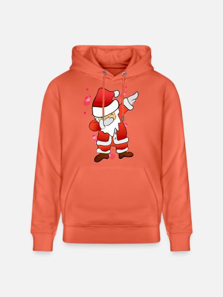 Dabbing Nicholas - Stanley/Stella CRUISER Unisex Organic Hoodie - light red