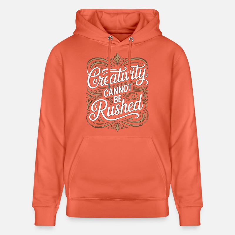 Graphic Designer Creativity Cannot Visual Artist - Stanley/Stella Unisex Bio-Hoodie CRUISER  - Hellrot