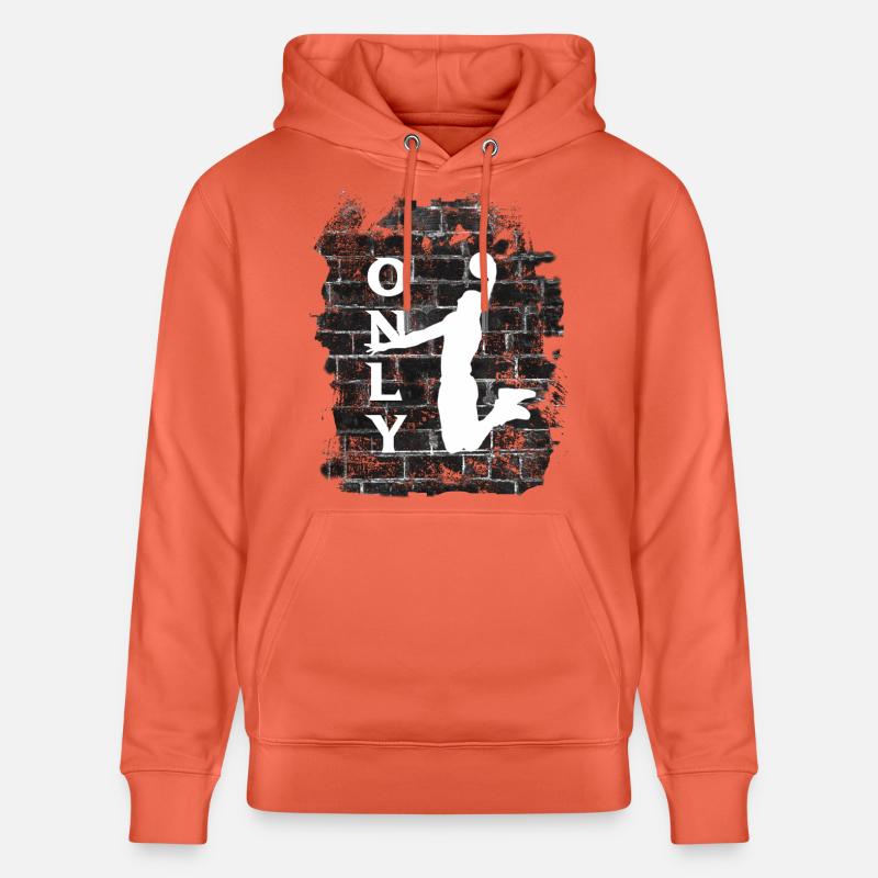 BASKET-BALL - Sweat à capuche bio CRUISER Stanley/Stella Unisexe - rouge clair