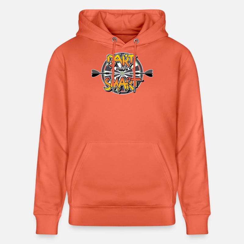 La fléchette vous rend heureux - Sweat à capuche bio CRUISER Stanley/Stella Unisexe - rouge clair
