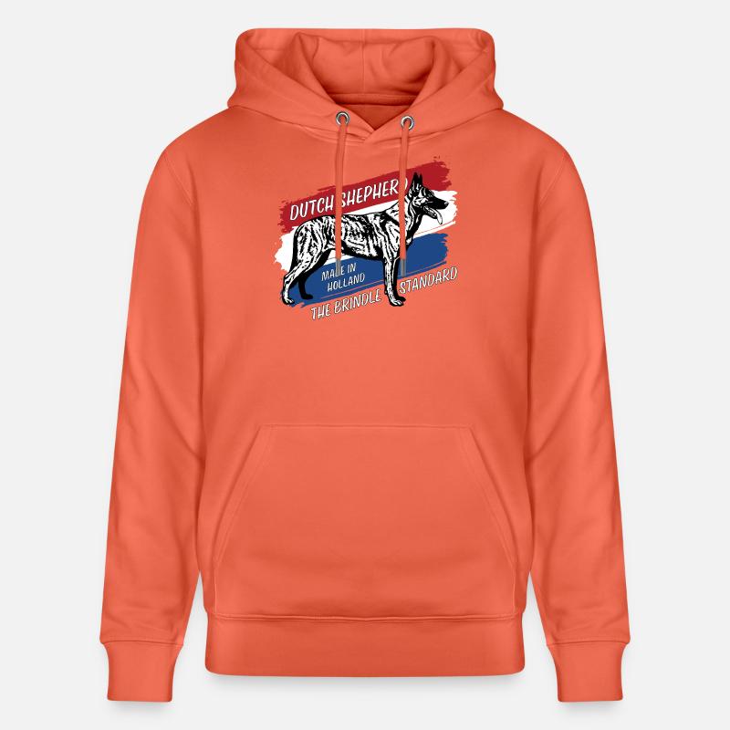 Dutch Shepherd – Dutchie - Stanley/Stella Unisex Bio-Hoodie CRUISER  - Hellrot