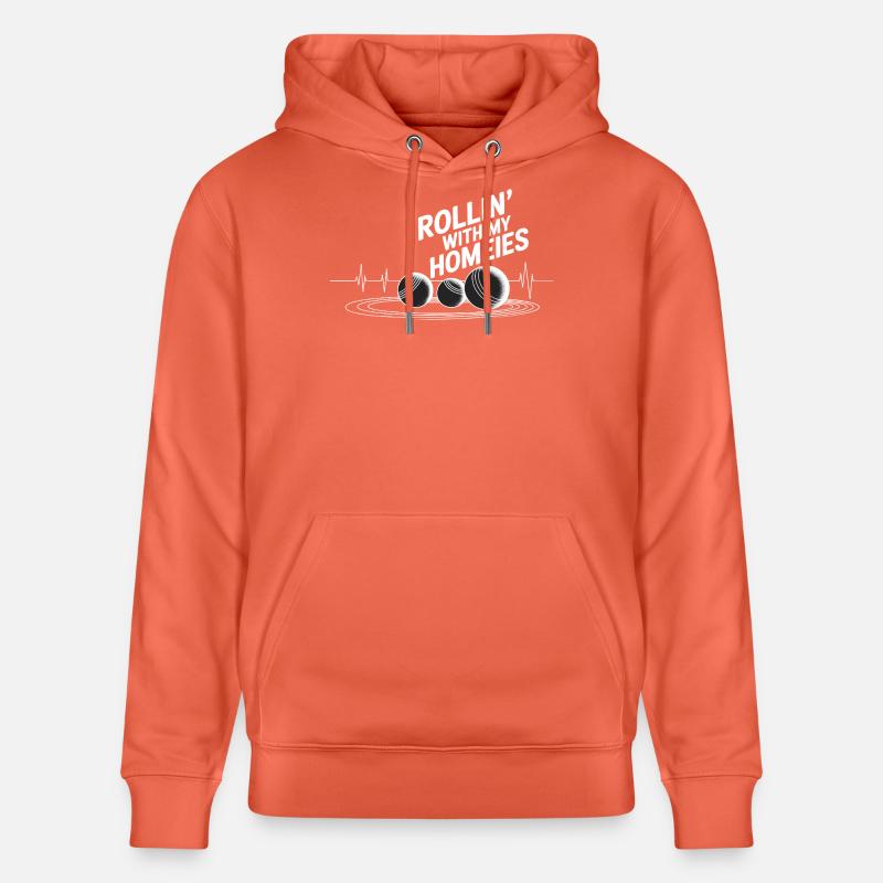 Boccia King Passion de Précision - Sweat à capuche bio CRUISER Stanley/Stella Unisexe - rouge clair