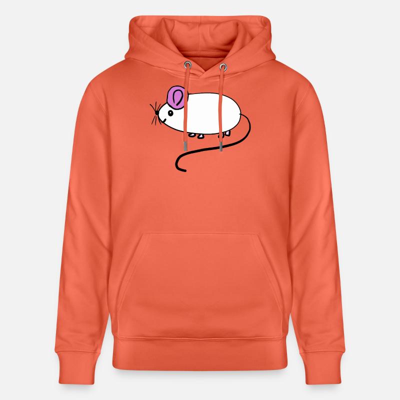 Bébé des rats rats rats rongeurs - Sweat à capuche bio CRUISER Stanley/Stella Unisexe - rouge clair
