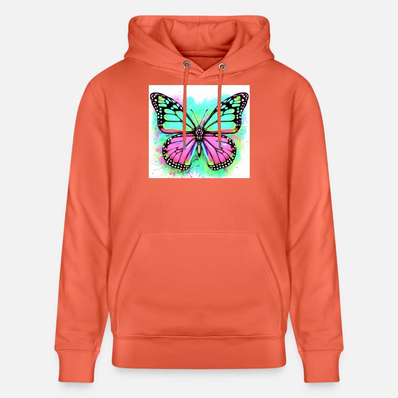 papillon - Sweat à capuche bio CRUISER Stanley/Stella Unisexe - rouge clair