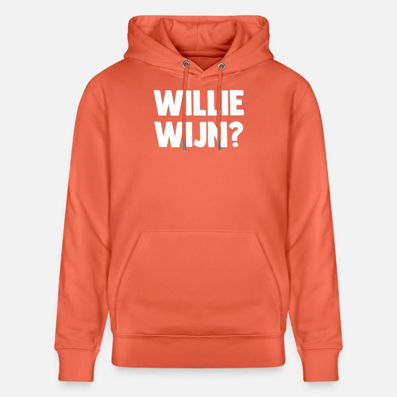 Willie Wijn ? - Pays-Bas Pays-Bas - Sweat à capuche bio CRUISER Stanley/Stella Unisexe - rouge clair