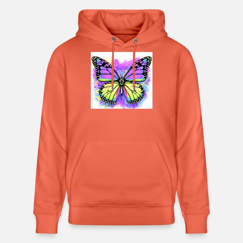papillon - Sweat à capuche bio CRUISER Stanley/Stella Unisexe - rouge clair