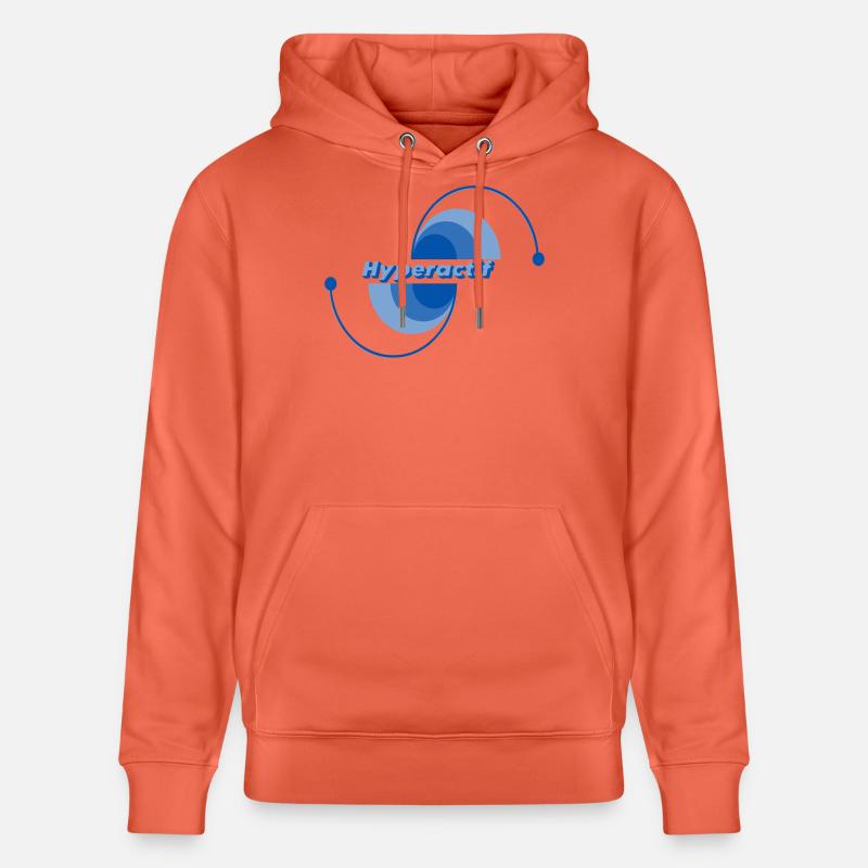 Hyperactif  - Sweat à capuche bio CRUISER Stanley/Stella Unisexe - rouge clair