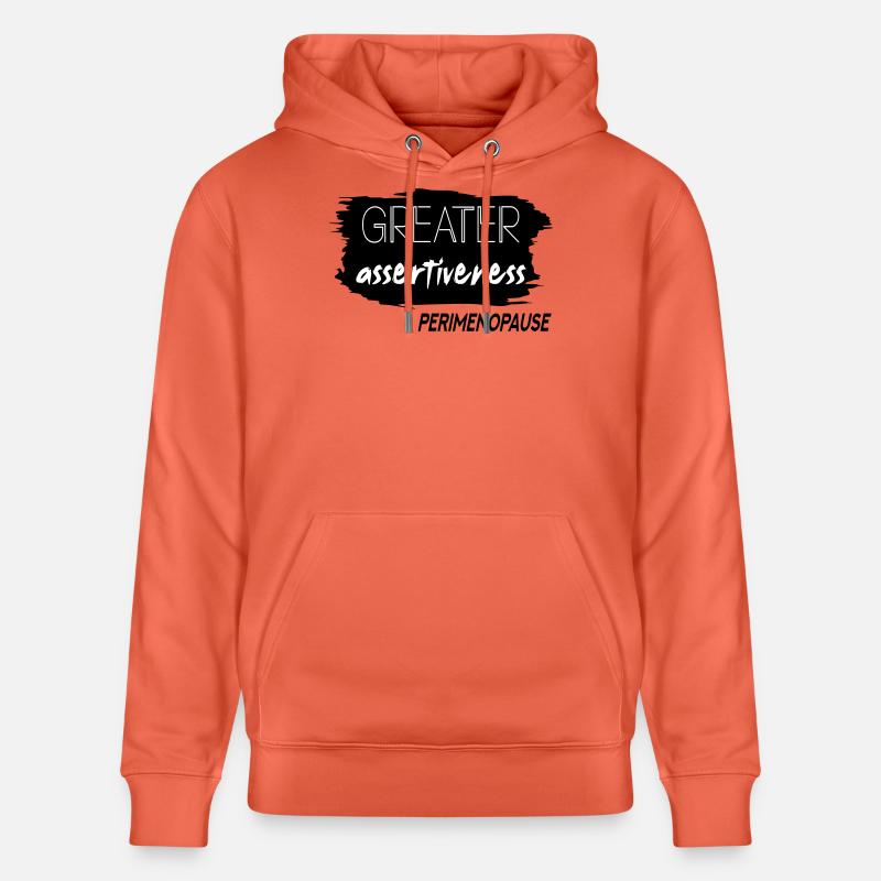 Une plus grande affirmation Périménopause - Sweat à capuche bio CRUISER Stanley/Stella Unisexe - rouge clair