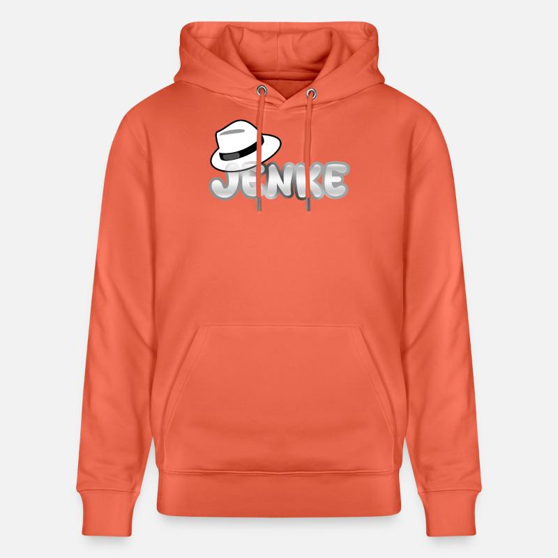 Jenke comme prénom - Sweat à capuche bio CRUISER Stanley/Stella Unisexe - rouge clair