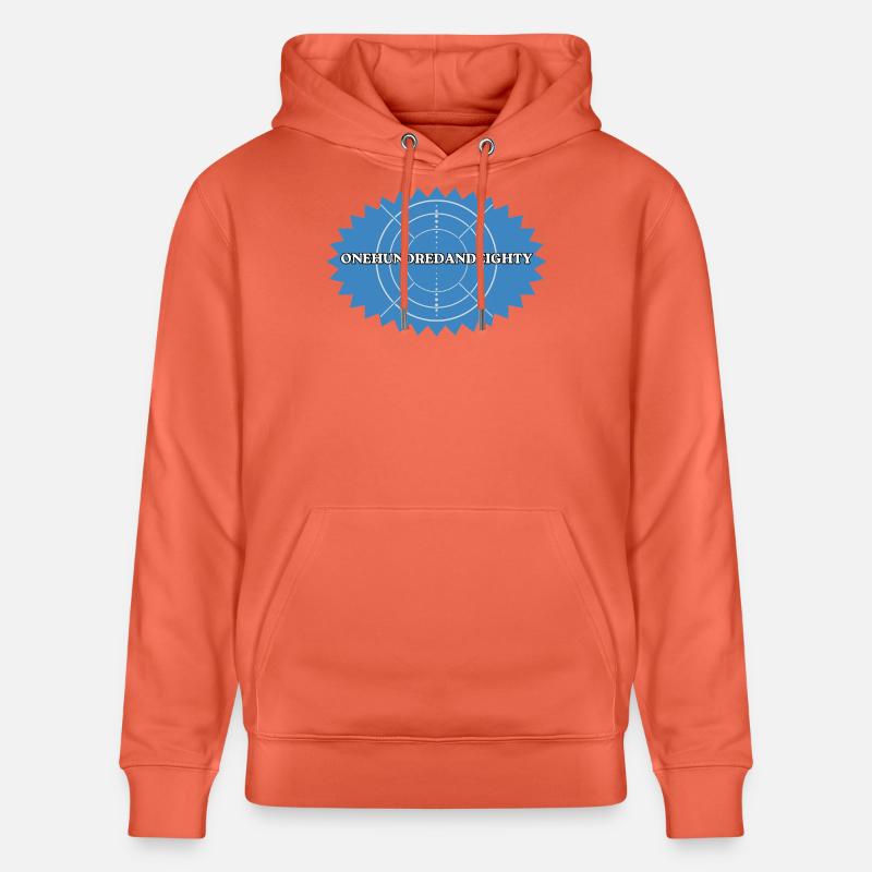 Cent quatre-vingts Target Retro - Sweat à capuche bio CRUISER Stanley/Stella Unisexe - rouge clair