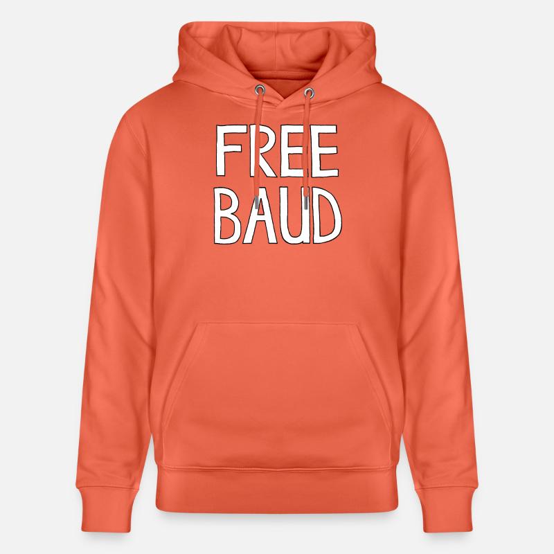 BAUD LIBRE - Sweat à capuche bio CRUISER Stanley/Stella Unisexe - rouge clair