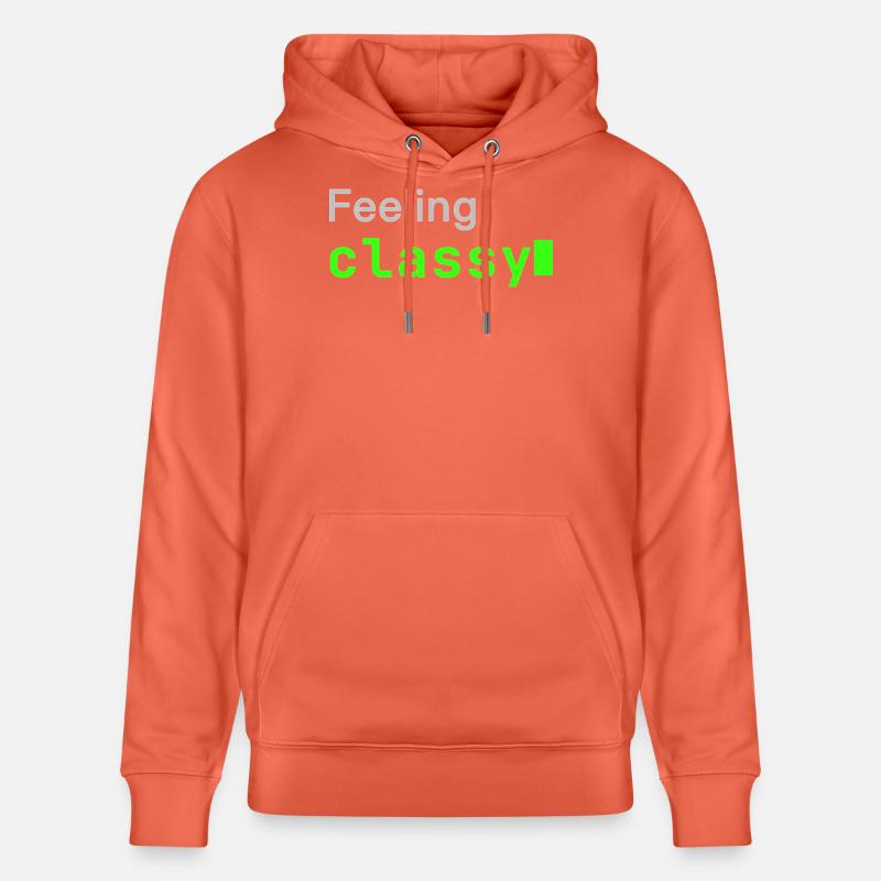 Feeling classy | Developer mood - Stanley/Stella Unisex Bio-Hoodie CRUISER - Hellrot