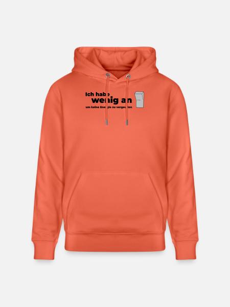WENIG AN - Stanley/Stella Unisex Bio-Hoodie CRUISER - Hellrot