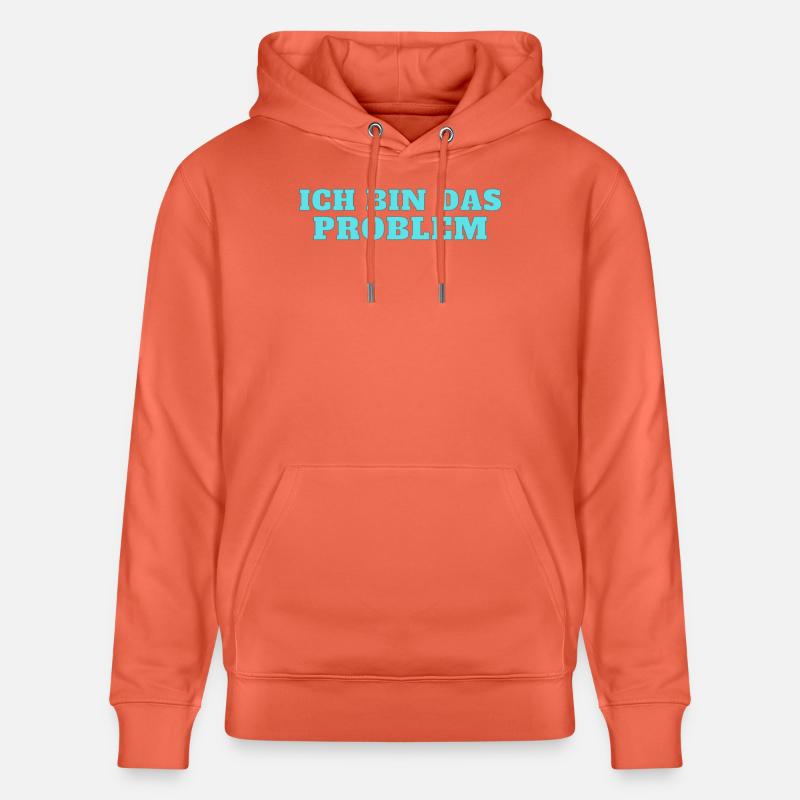 Ich bin das Problem – Selbstironie - Stanley/Stella Unisex Bio-Hoodie CRUISER  - Hellrot