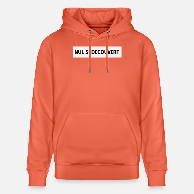 Nul si découvert - Sweat à capuche bio CRUISER Stanley/Stella Unisexe - rouge clair