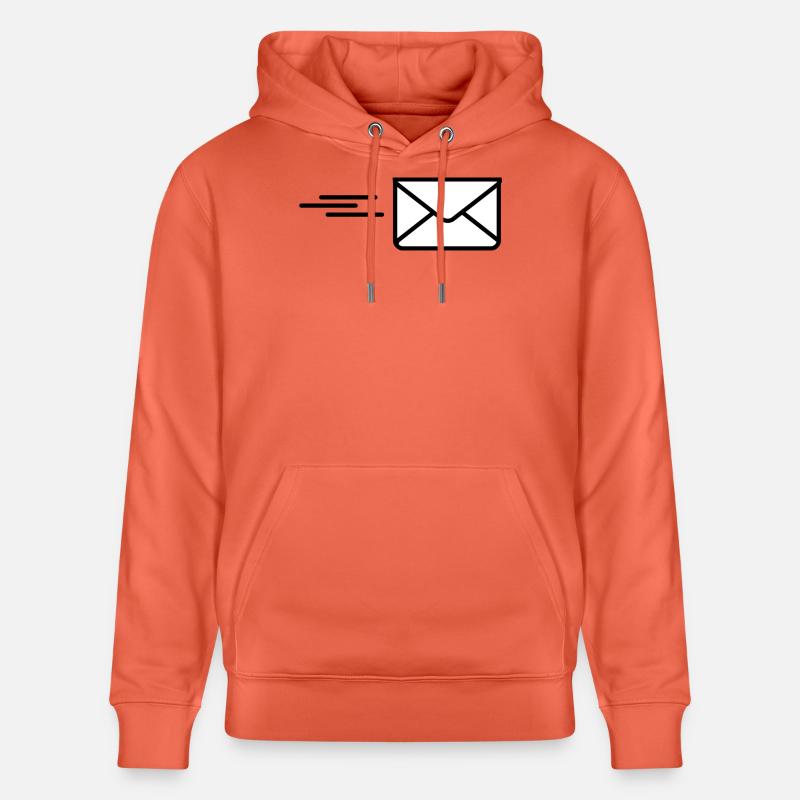 Senden Sie einen Logo-Brief - Stanley/Stella Unisex Bio-Hoodie CRUISER  - Hellrot