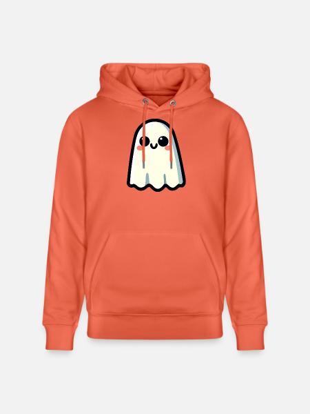 Schaurig niedlich: Das freundliche Phantom - Stanley/Stella Unisex Bio-Hoodie CRUISER - Hellrot