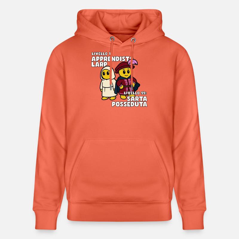 Couturière possédée – LARP Evolution - Sweat à capuche bio CRUISER Stanley/Stella Unisexe - rouge clair