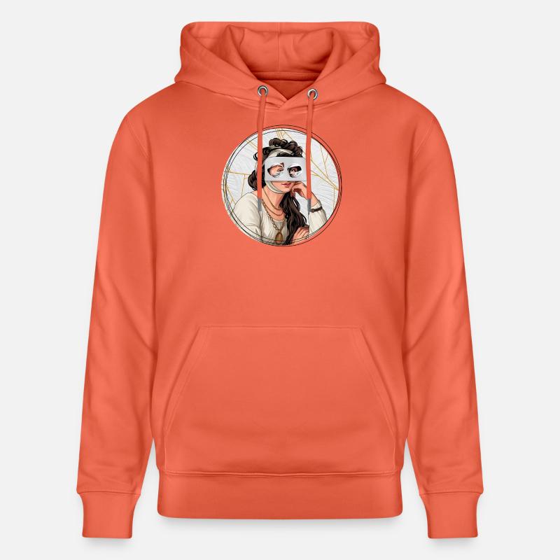 Illustration // Vue à travers la médecine - Sweat à capuche bio CRUISER Stanley/Stella Unisexe - rouge clair