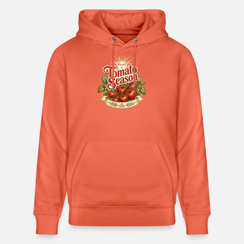 Saison des tomates - Sweat à capuche bio CRUISER Stanley/Stella Unisexe - rouge clair