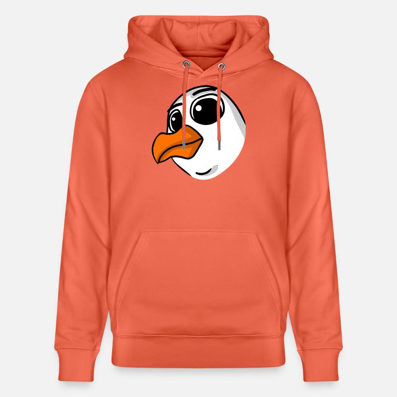Tête de mouette - Sweat à capuche bio CRUISER Stanley/Stella Unisexe - rouge clair