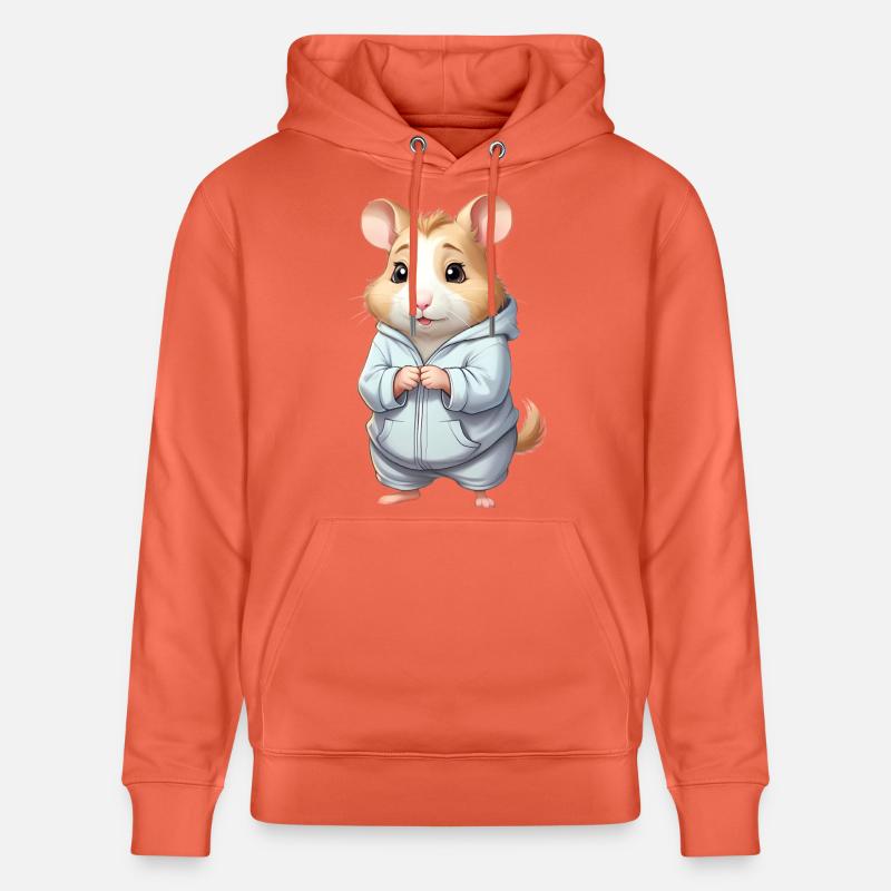 Cuddly Hero Hamster Pull à capuche - Sweat à capuche bio CRUISER Stanley/Stella Unisexe - rouge clair