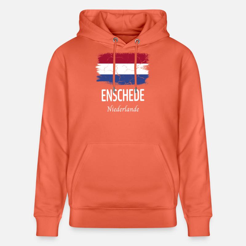 Enschede - Sweat à capuche bio CRUISER Stanley/Stella Unisexe - rouge clair