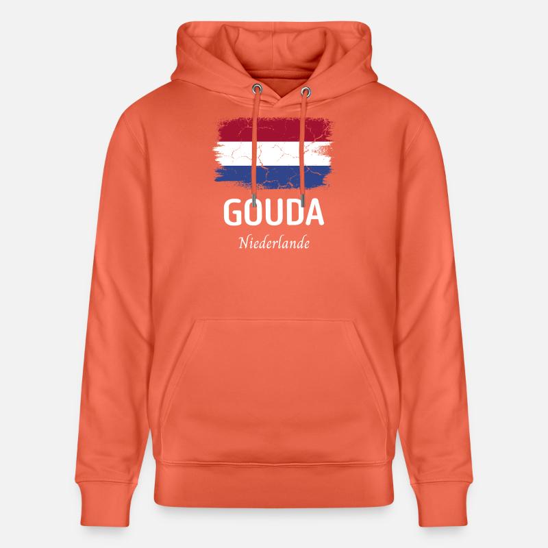 Gouda - Sweat à capuche bio CRUISER Stanley/Stella Unisexe - rouge clair