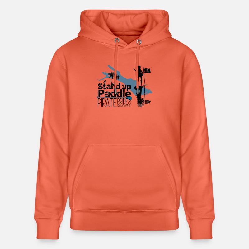 SUP Pirate Brides Bodensee - Sweat à capuche bio CRUISER Stanley/Stella Unisexe - rouge clair