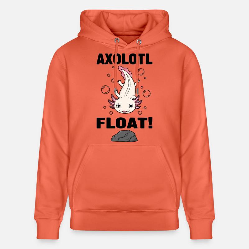 Axolotl Float Salamandre Rose Aquarium - Sweat à capuche bio CRUISER Stanley/Stella Unisexe - rouge clair