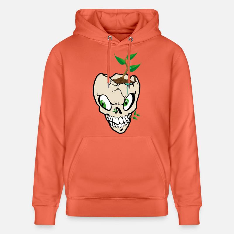 Croissance de la pousse de crâne - Sweat à capuche bio CRUISER Stanley/Stella Unisexe - rouge clair