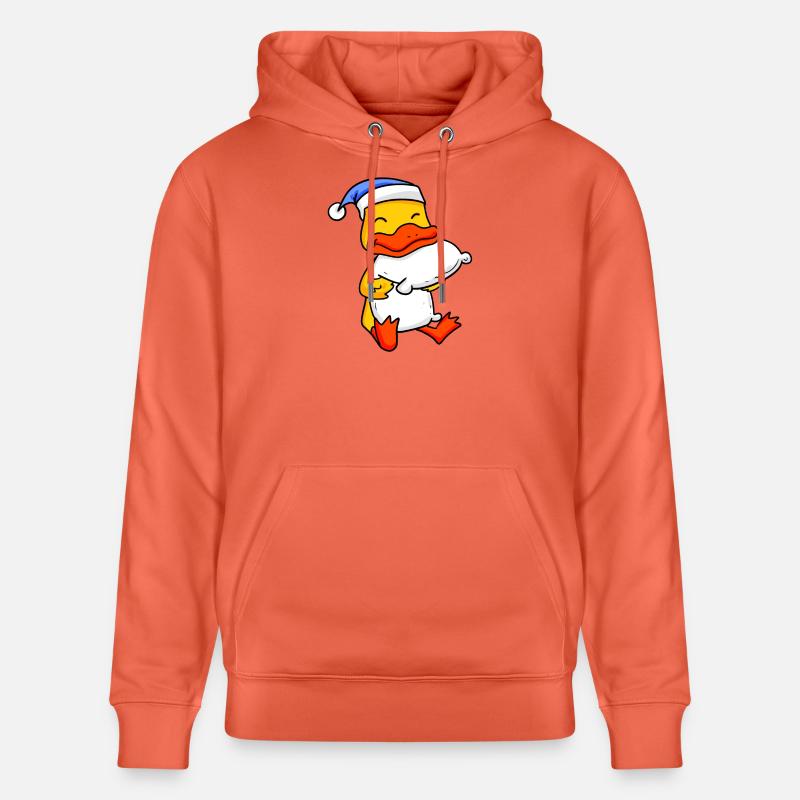 Canard Bébé - Sweat à capuche bio CRUISER Stanley/Stella Unisexe - rouge clair