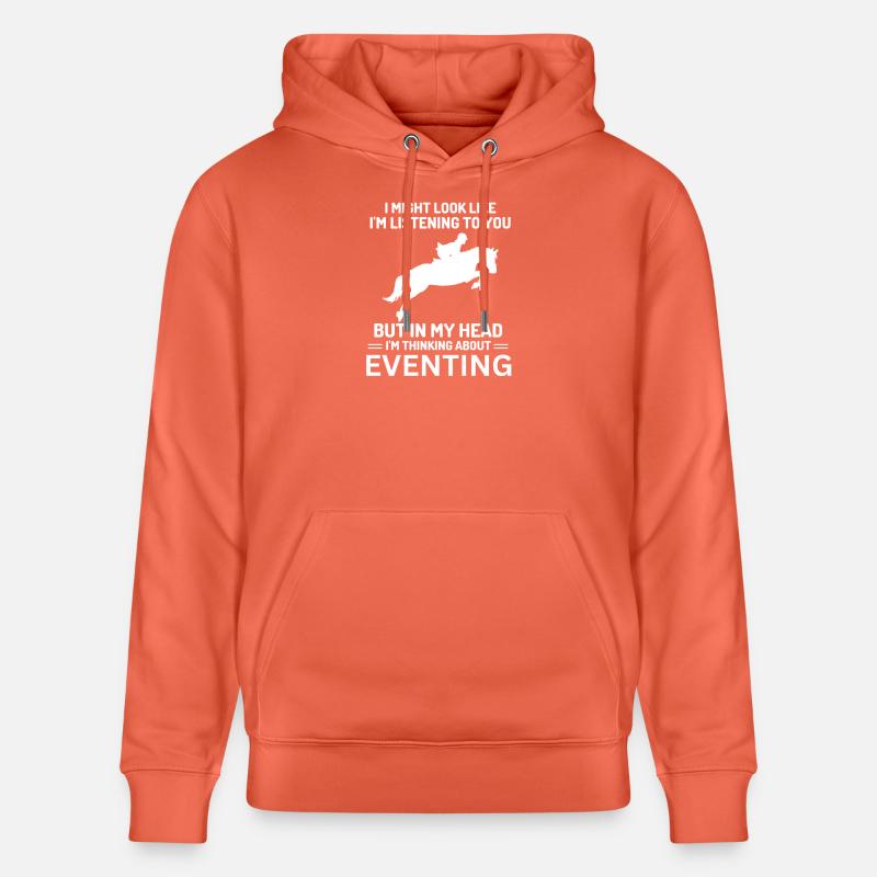 Cavalier Citation Réfléchie Conception - Sweat à capuche bio CRUISER Stanley/Stella Unisexe - rouge clair