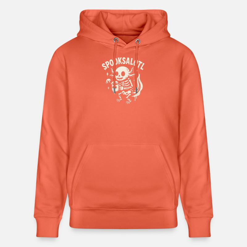 Spooksalot Squelette Boisson Design - Sweat à capuche bio CRUISER Stanley/Stella Unisexe - rouge clair