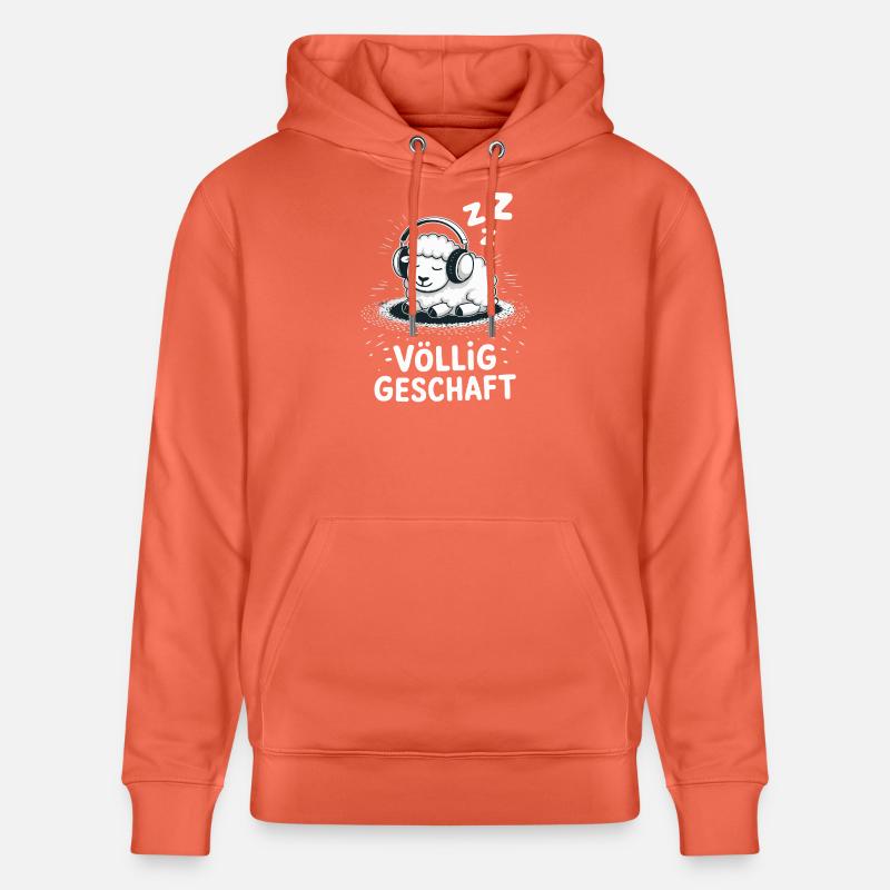 Conception de mouton entièrement réalisée - Sweat à capuche bio CRUISER Stanley/Stella Unisexe - rouge clair