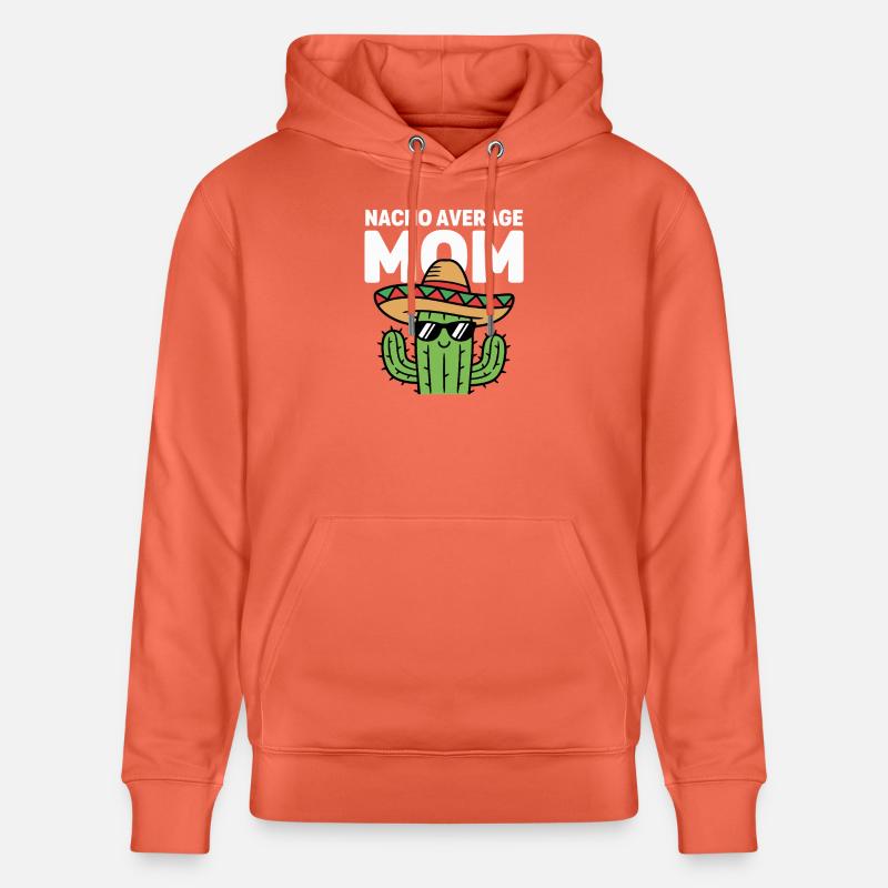 Nacho Durchschnitts-Mutter Lustige Kleinmahn - Stanley/Stella Unisex Bio-Hoodie CRUISER - Hellrot