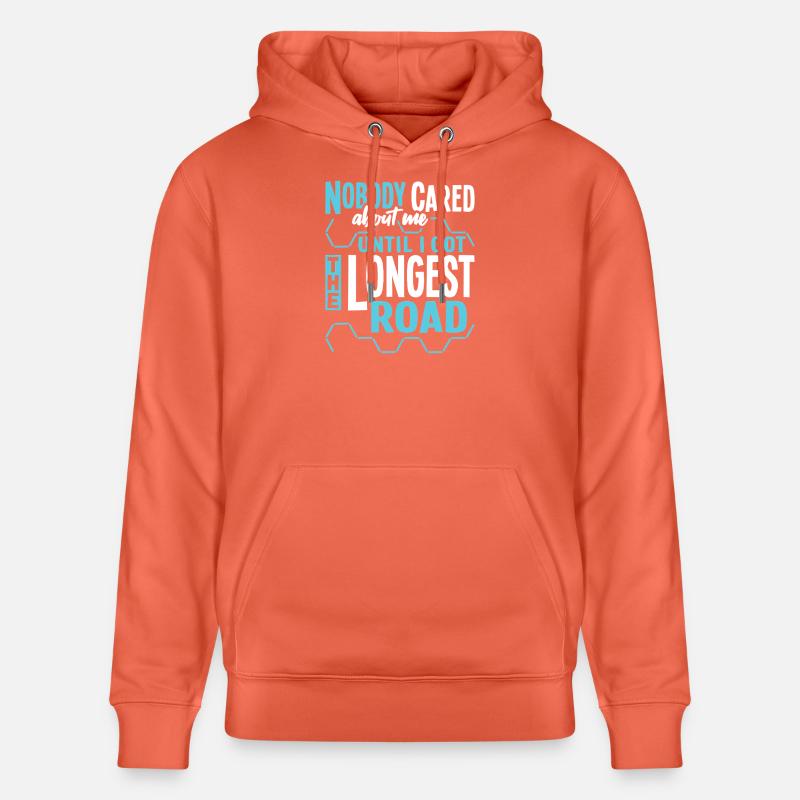 La plus longue route - Sweat à capuche bio CRUISER Stanley/Stella Unisexe - rouge clair