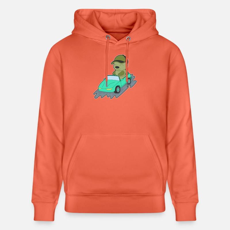Chenille Car - Sweat à capuche bio CRUISER Stanley/Stella Unisexe - rouge clair