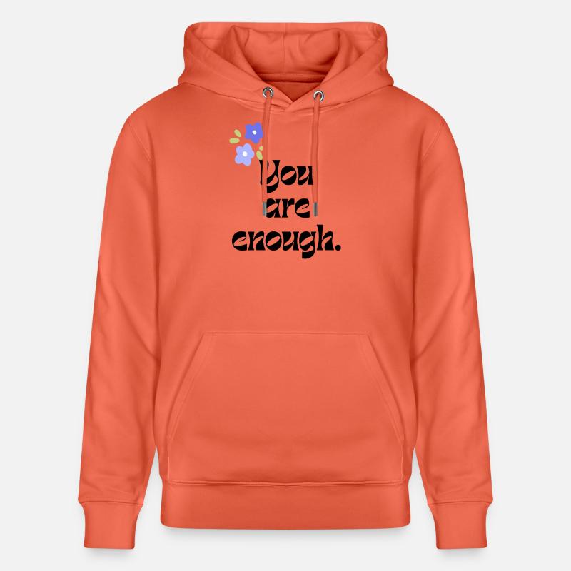 Vous êtes assez - Sweat à capuche bio CRUISER Stanley/Stella Unisexe - rouge clair