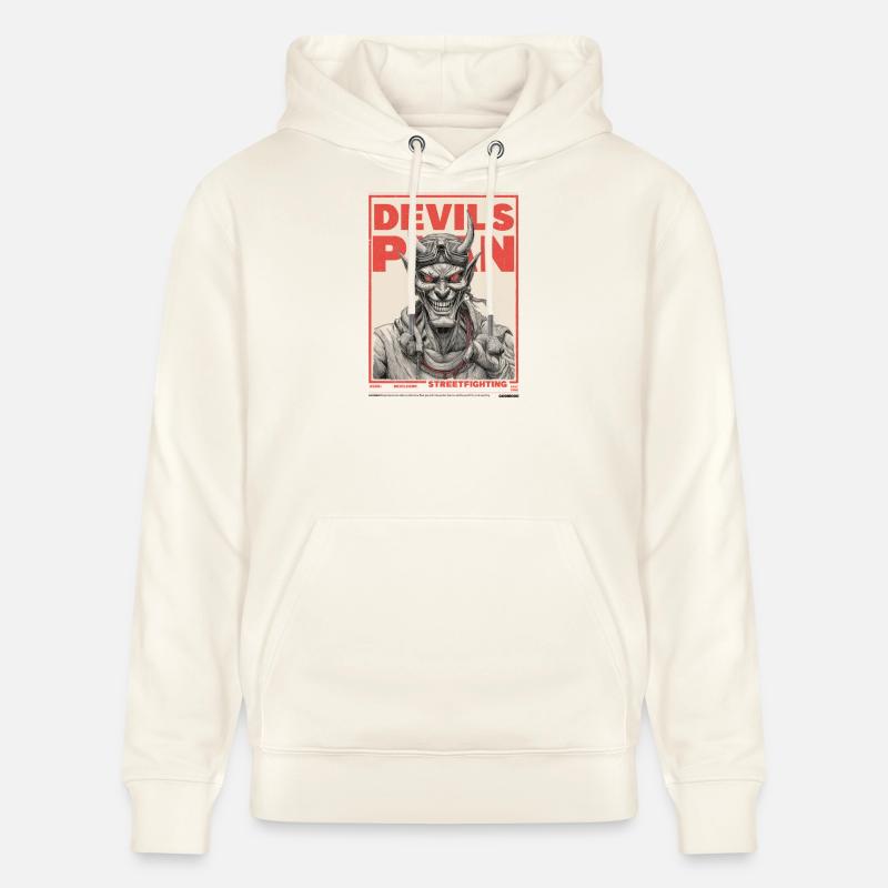 Le plan du diable - Sweat à capuche bio CRUISER Stanley/Stella Unisexe - blanc nature