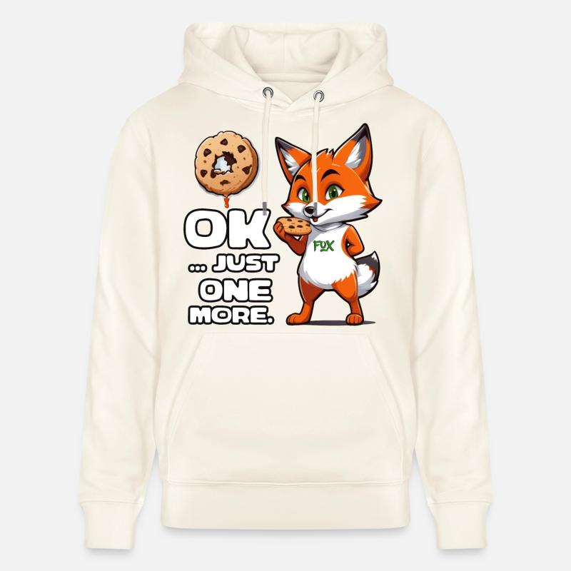Citation de Foxy Cookie - Sweat à capuche bio CRUISER Stanley/Stella Unisexe - blanc nature